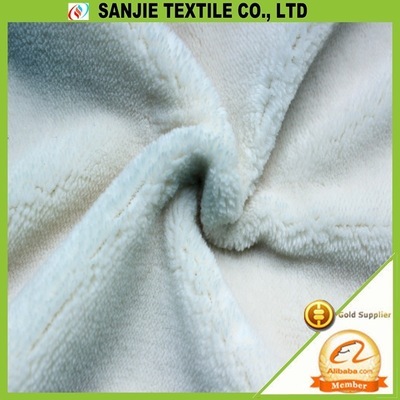 2014廠家直銷雙面素色珊瑚絨 高性價比針織面料